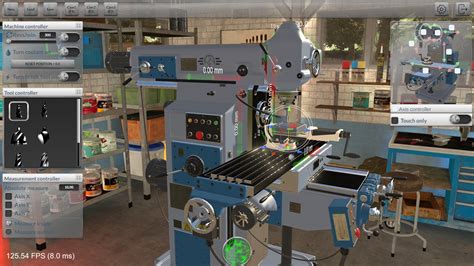 milling machine simulator 3d